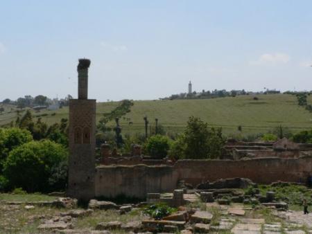  chellah une cite en ruine